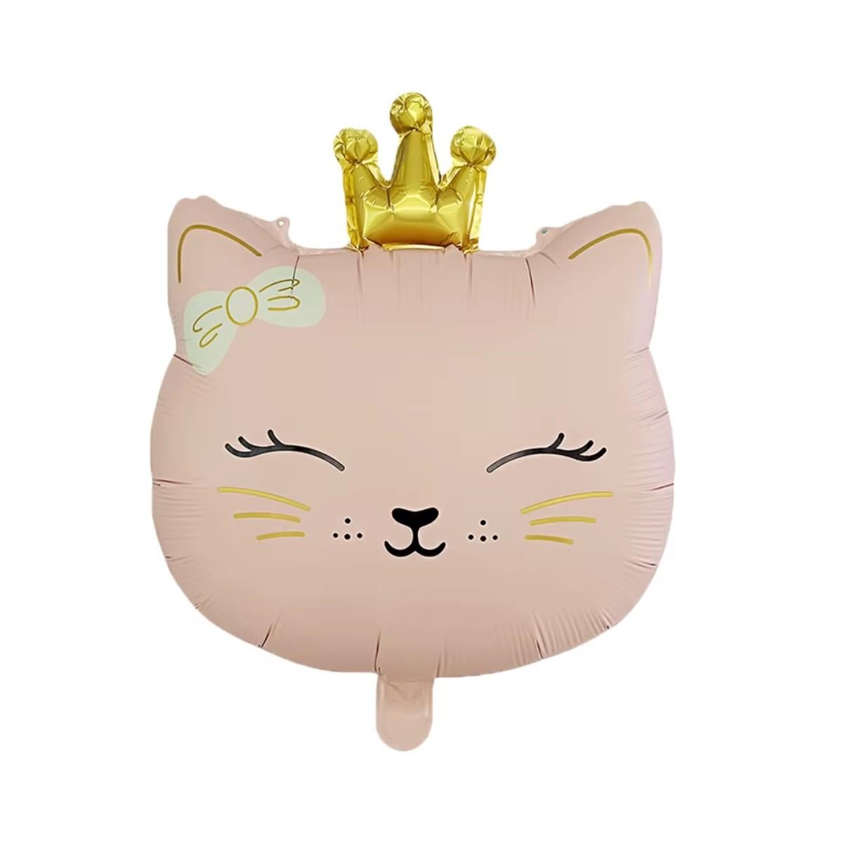 KBK Market Retro Pembe Kedi Folyo 60 cm x 46 cm