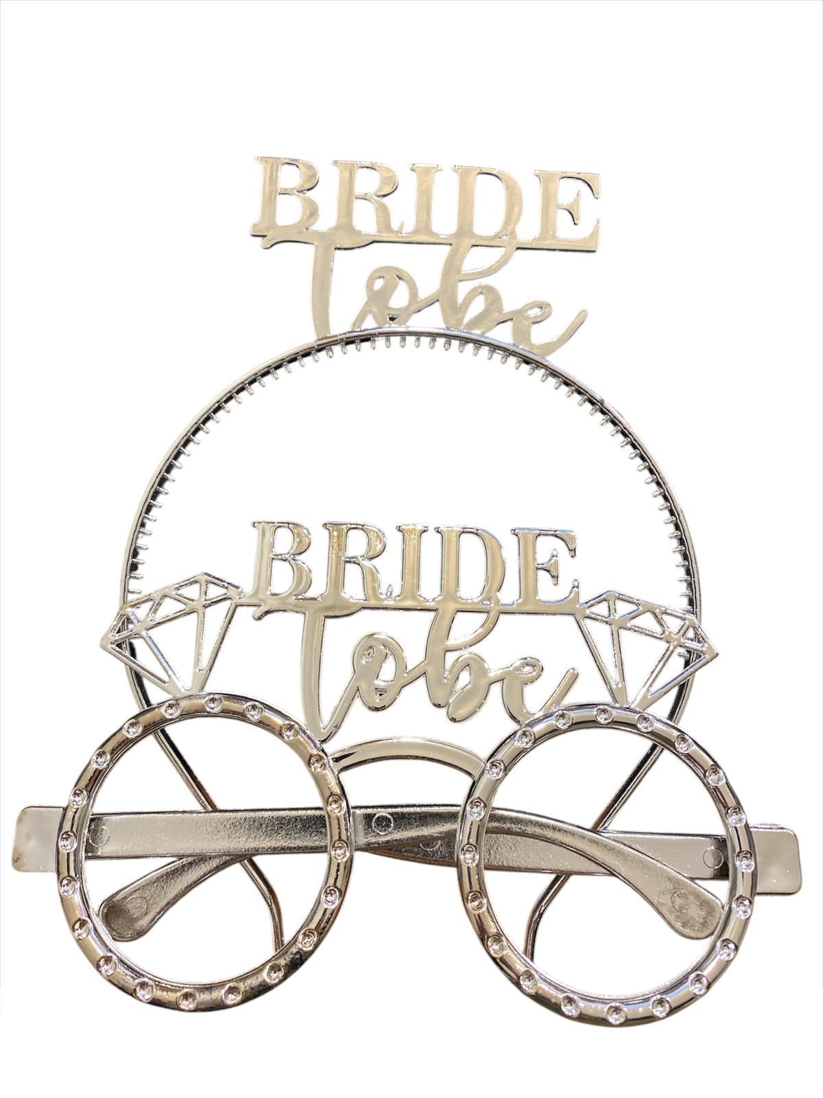 KBK Market Taç Gözlük Set Mika Bride To Be Gümüş