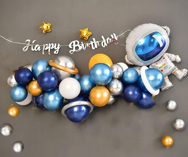 KBK Market Uzay Balon Zinciri Seti 