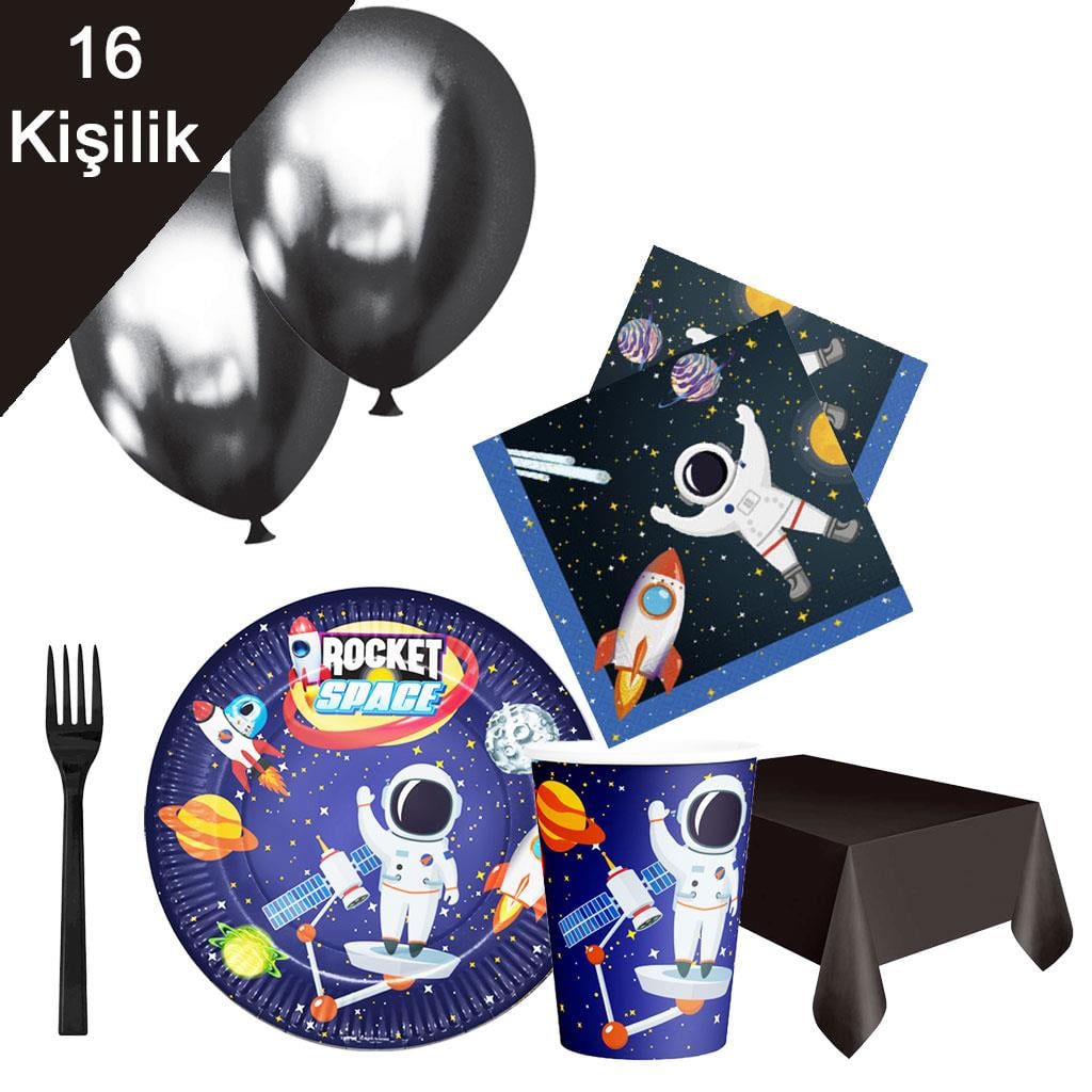 KBK Market Uzay Parti Seti 16 Kişilik