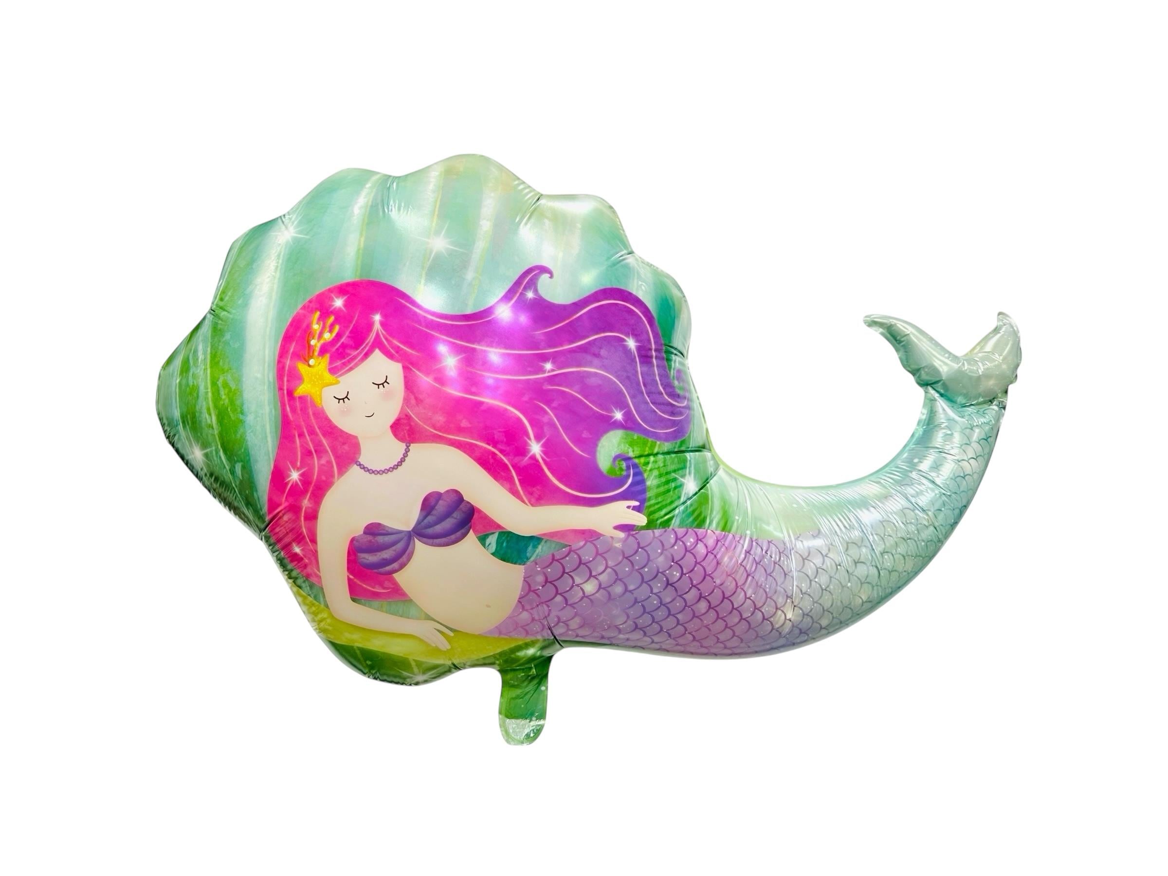 KBK Market Yeşil Deniz Kızı Folyo Balon 89 cm