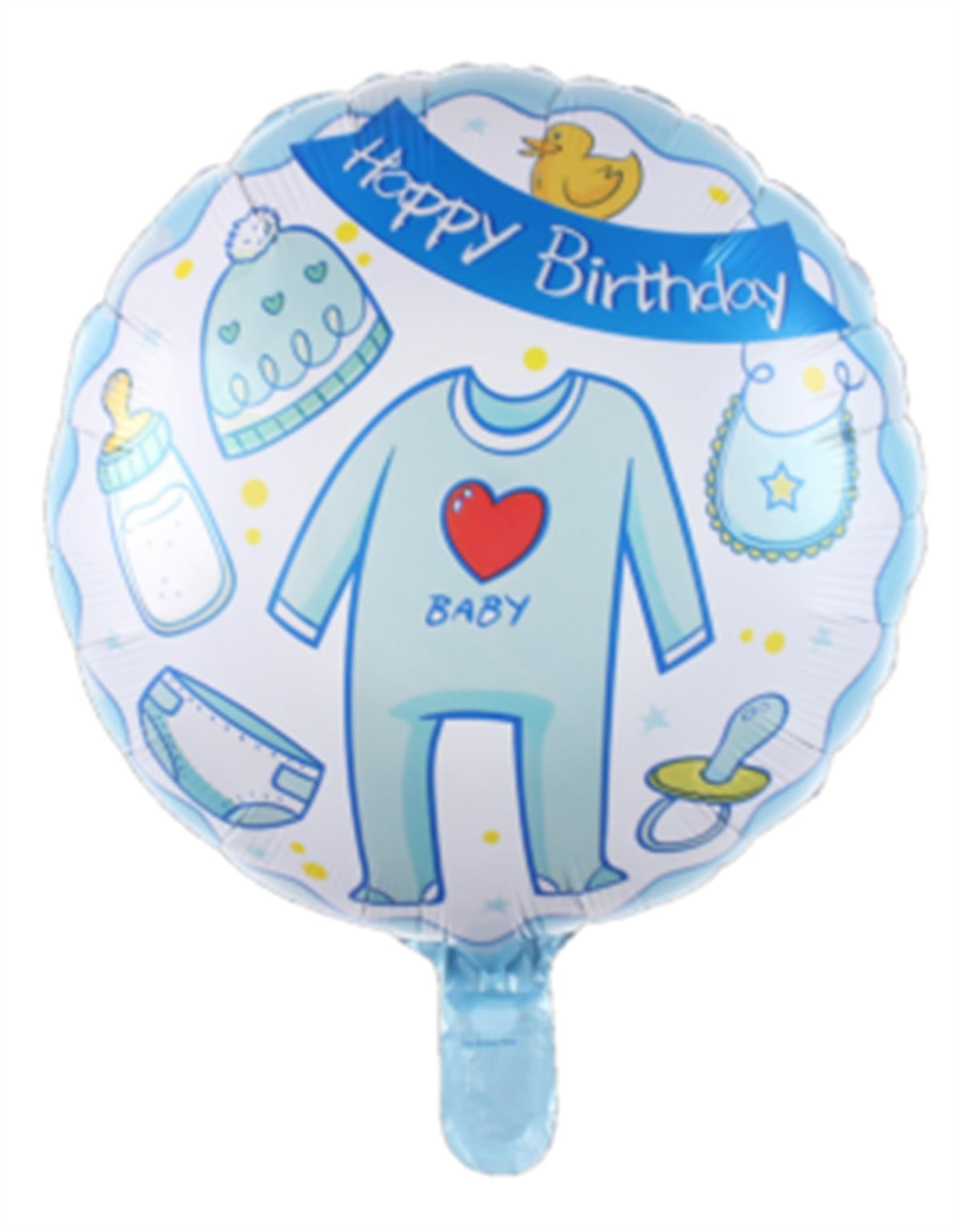 KBK Market Yuvarlak Baby Mavi Folyo Balon 35 cm