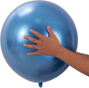 KBK Market 18 inç Krom Jumbo Balon Mavi