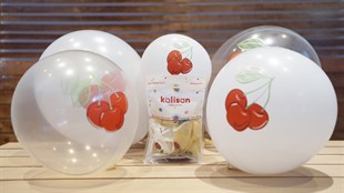 KBK Market Baskılı Balon Karışık Kiraz 10 Adet