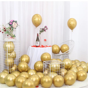 KBK Market Krom Altın Balon 10 Adet 