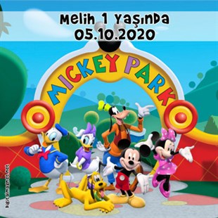 KBK Market Mickey Mouse Afiş Branda Kare Model 1