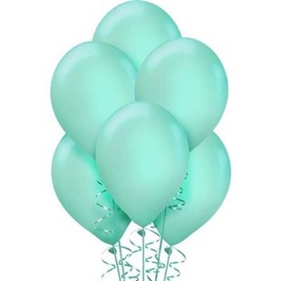KBK Market Mint Yeşili Balon Metalik Lateks 25 Adet