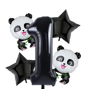 KBK Market Panda Temalı Doğum Günü Seti 1 