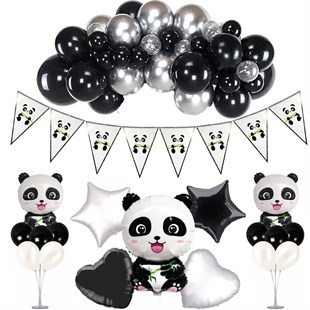 KBK Market Panda Temalı Doğum Günü Seti 