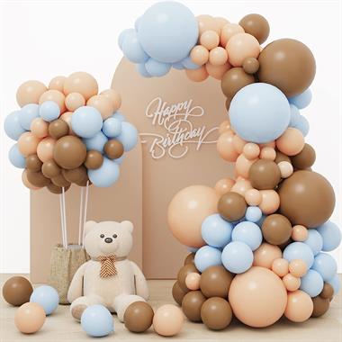 KBK Market Retro Renk Balon Zincir Seti