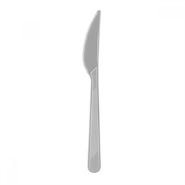 KBK Market Sert Plastik Gümüş Bıçak- 25 Adet 