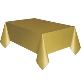 KBK Market Tek Kullanımlık Masa Örtüsü Altın Renk