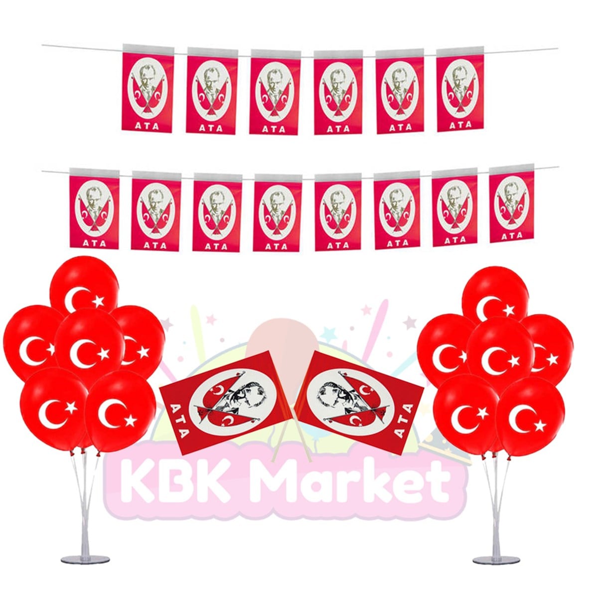 KBK Market 23 Nisan Kutlama ve  Süsleme Seti 2