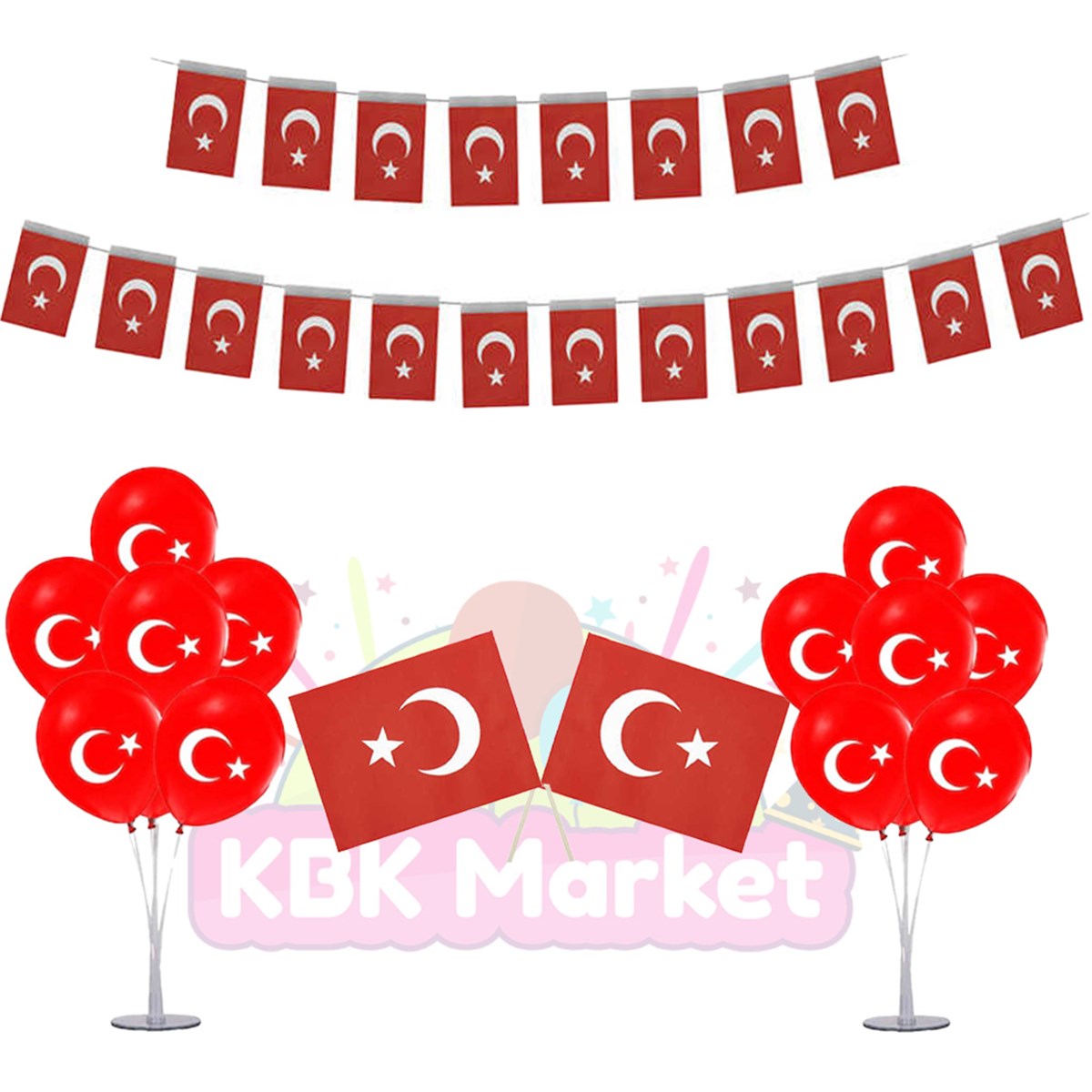 KBK Market 23 Nisan Kutlama ve  Süsleme Seti 1 
