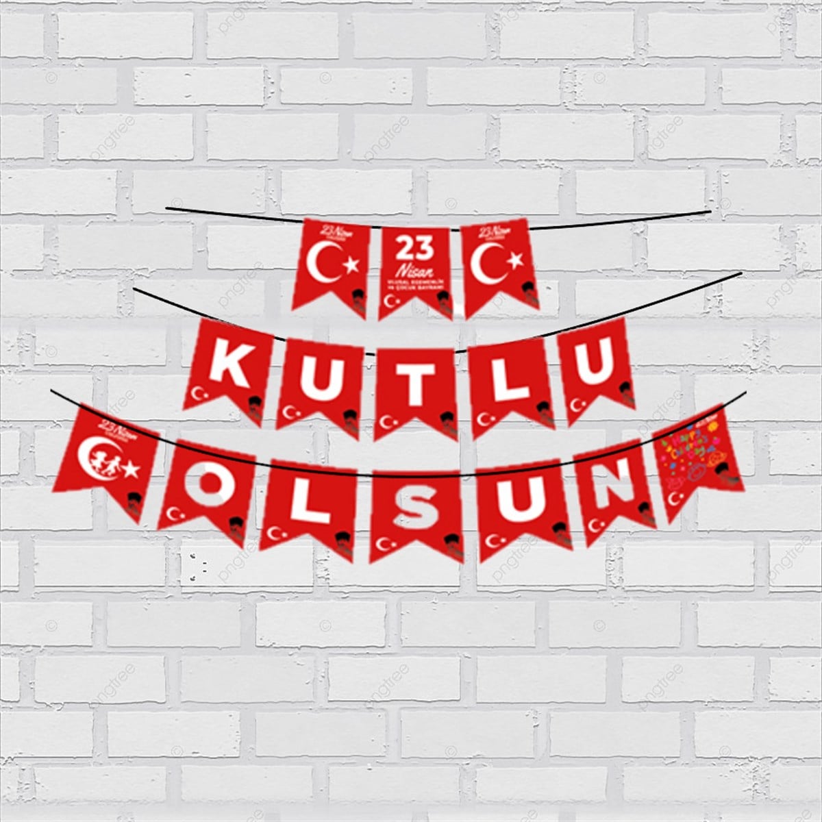 KBK Market 23 Nisan Kutlu Olsun Banner Süs