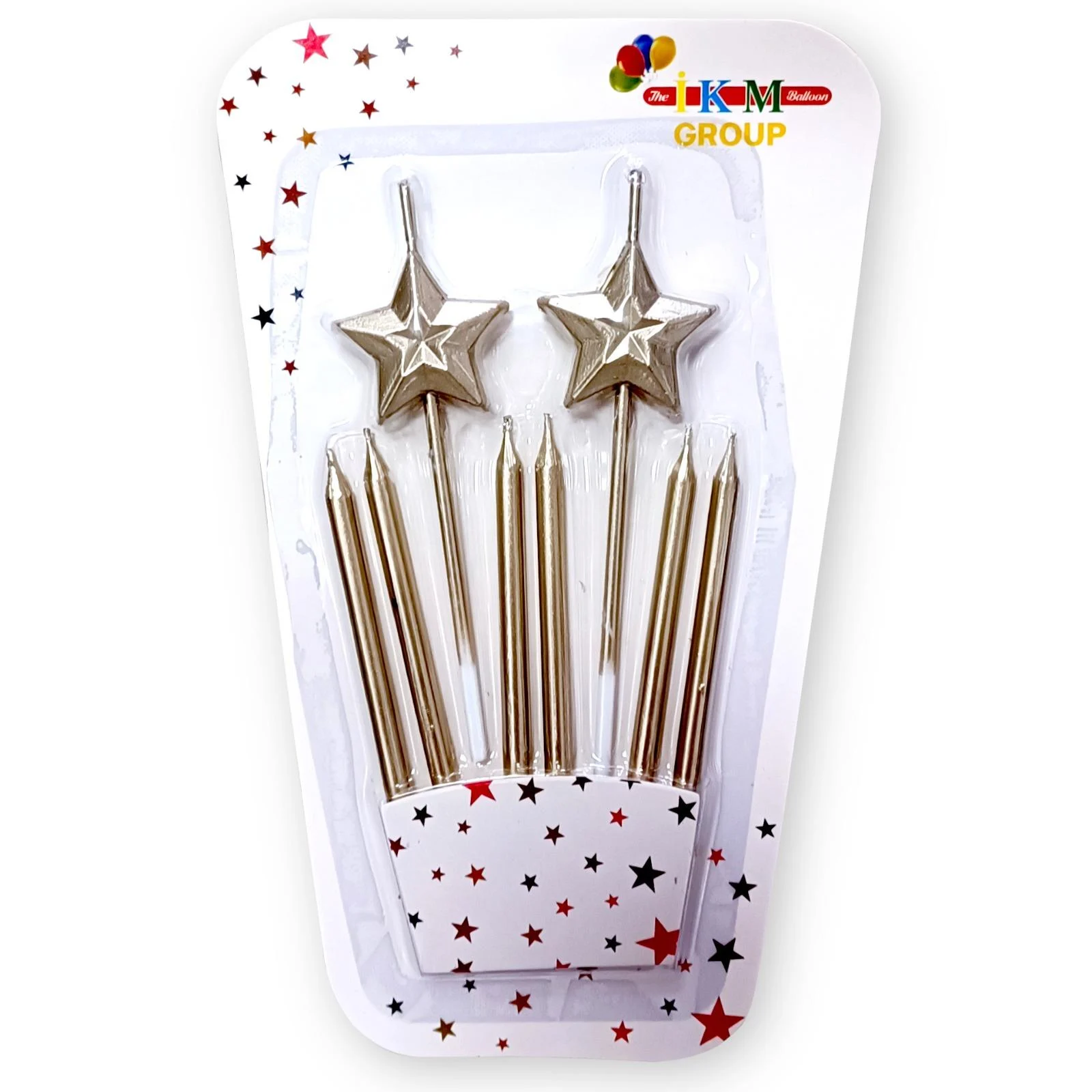 KBK Market 2'li Çubuklu Yıldız Mum Seti Rosegold