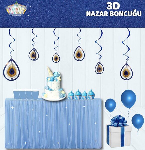 KBK Market 3D Tavan Süs Nazar Boncuğu