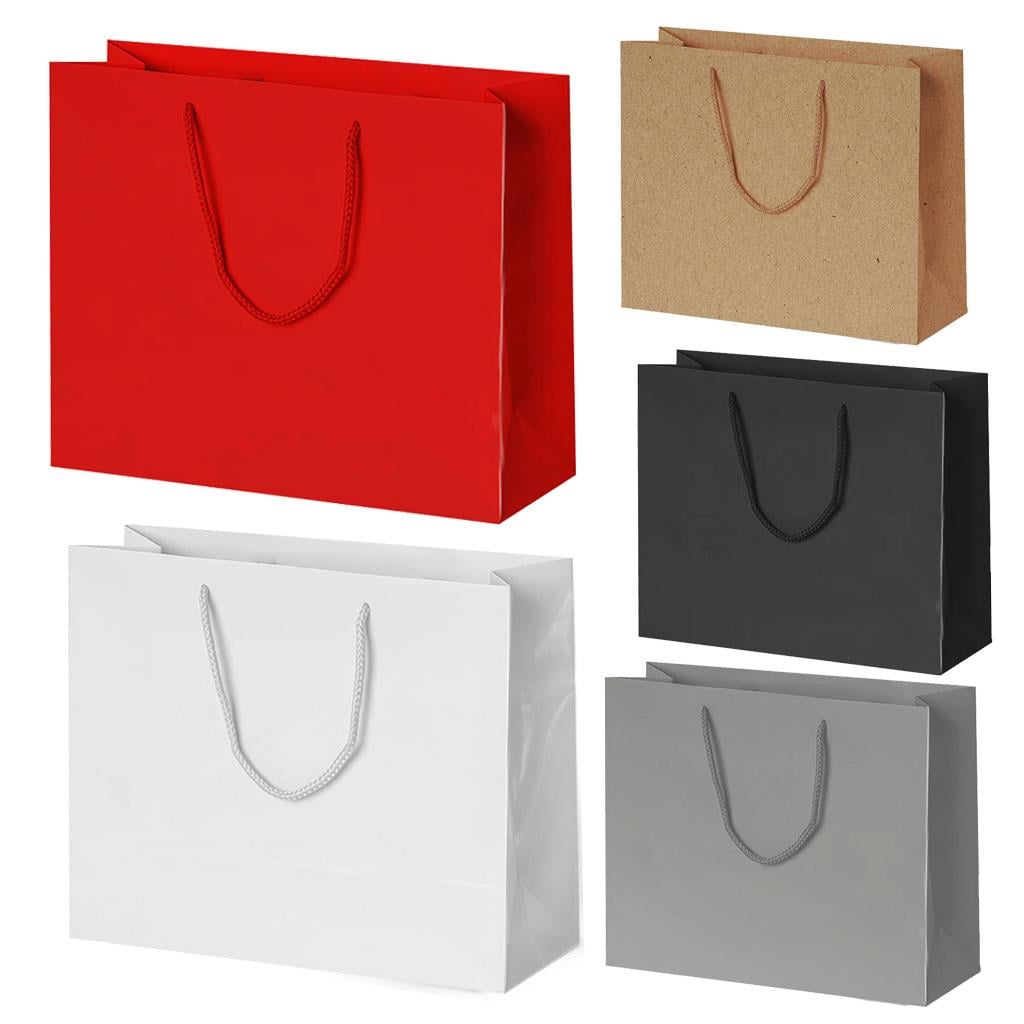 KBK Market 42x38x12 Karton İp Saplı Çanta 10 Adet-Hediye Çantası