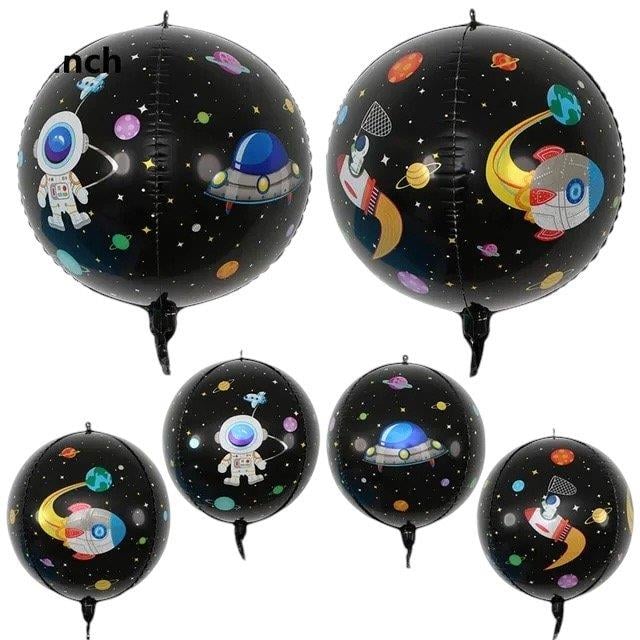 KBK Market  4D Uzay Küre Folyo Balon 1 Adet 60 cm