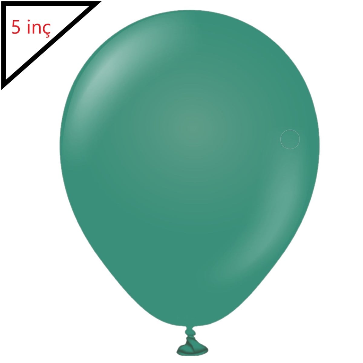 KBK Market 5 inç Balon Ada Çayı Yeşili 10 Adet ( küçük boy )