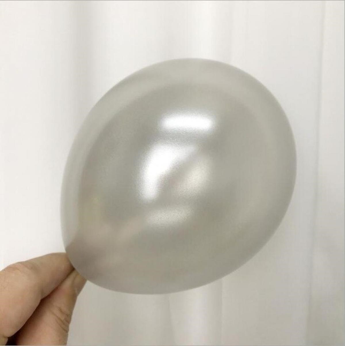 KBK Market 5 inç Balon Gümüş 10 Adet ( küçük boy )
