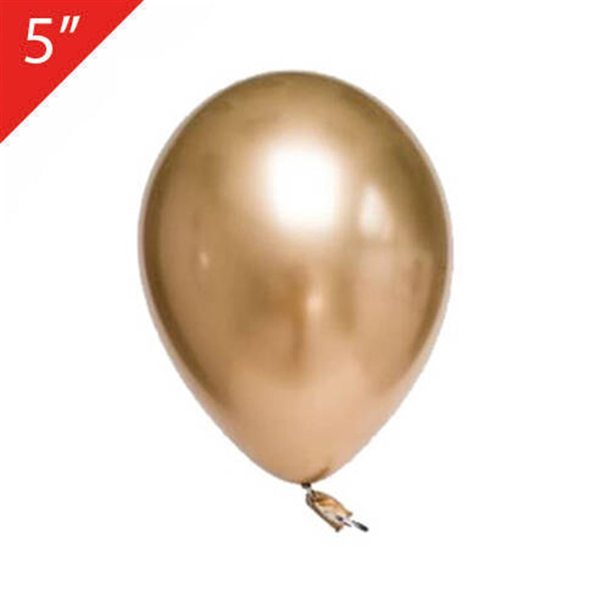 KBK Market 5 inç Krom Balon Altın 10 Adet ( küçük boy )