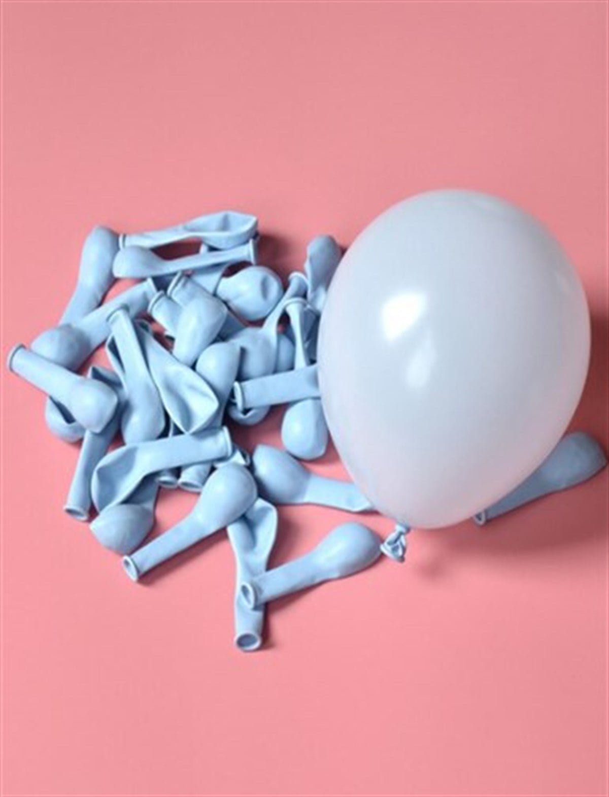 KBK Market 5 inç Makaron Balon Mavi 10 Adet ( küçük boy )