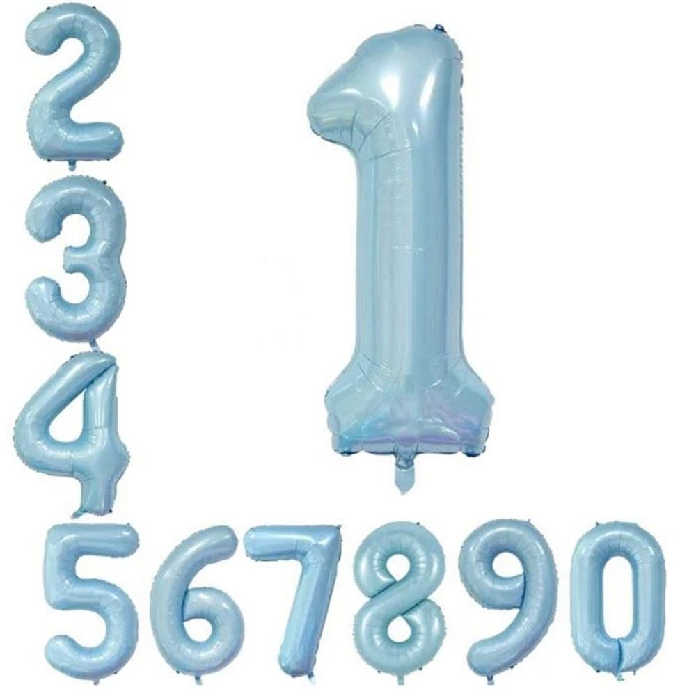 KBK Market 75 cm Mavi Folyo Rakam Balon