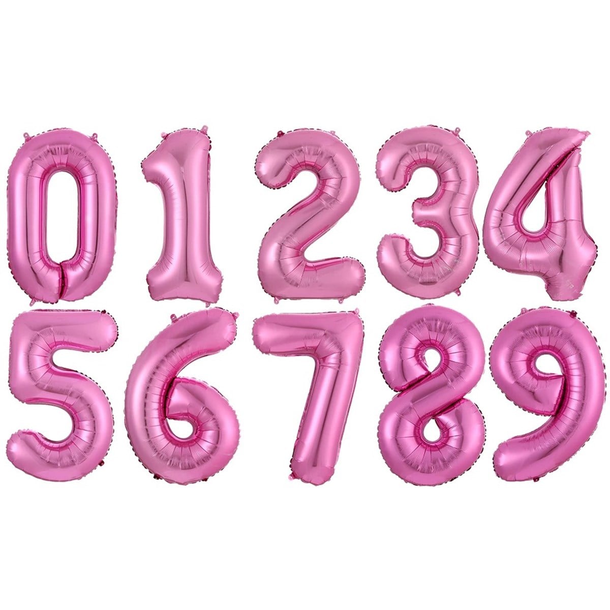 KBK Market 75 cm Pembe Folyo Rakam Balon