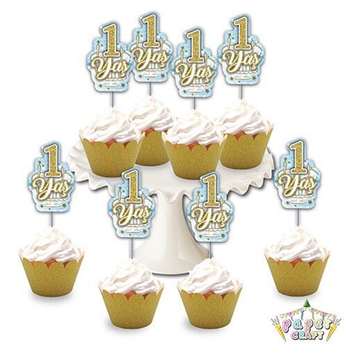 KBK Market 8'li Simli Eva Delux Kürdan Mavi 1 Yaş