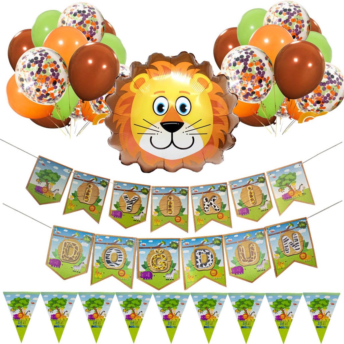 KBK Market Aslan Safari Balon Seti