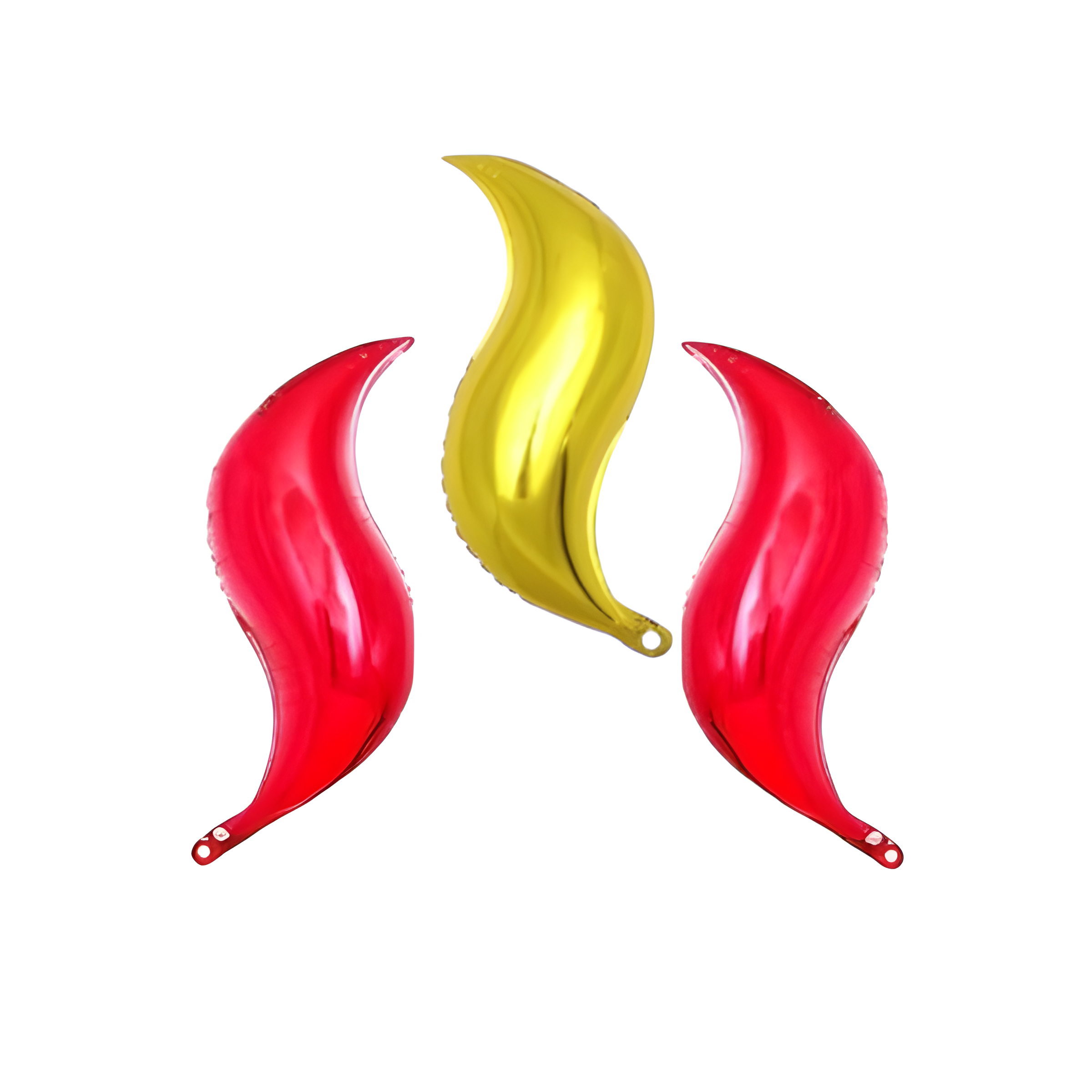 KBK Market Ateş Şeklinde Folyo Balon 45 cm 3 Adet