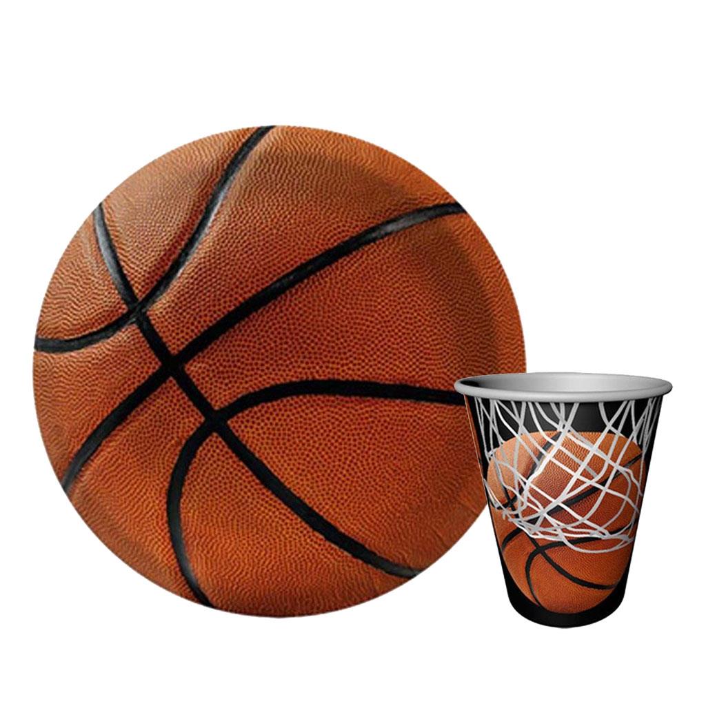 Kbk Market Basketbol Tabak-Bardak 8'er Adet