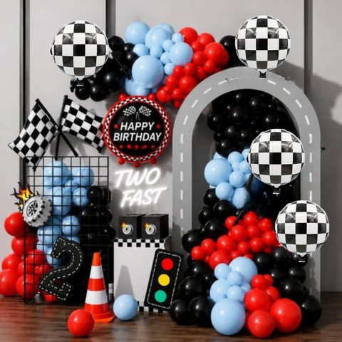 KBK Market Cars Zincir Balon Seti 0