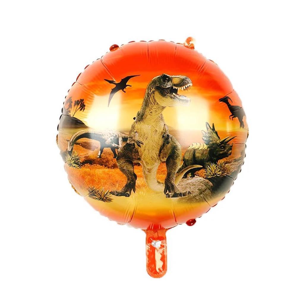 KBK Market Dinazor Temalı Yuvarlak Folyo Balon 45 cm
