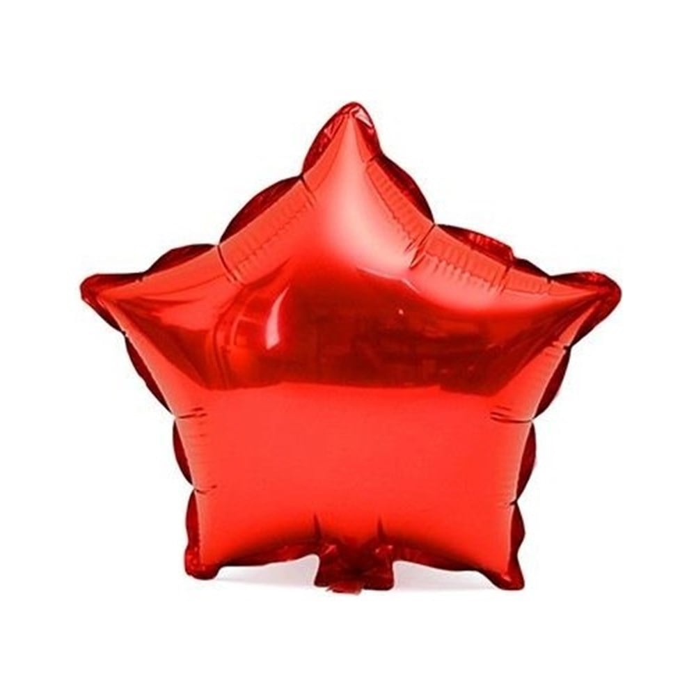 KBK Market Folyo Yıldız Balon 25 cm Kırmızı