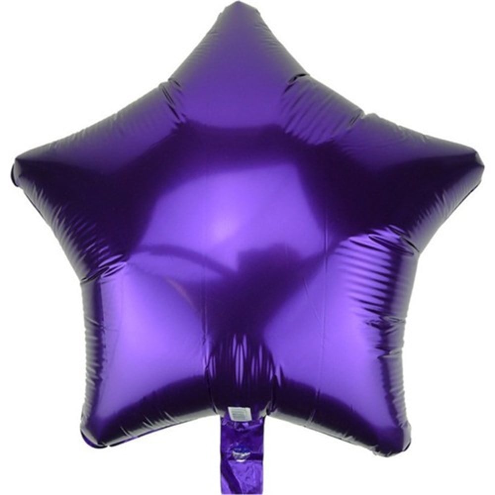 KBK Market Folyo Yıldız Balon 45 cm Mor