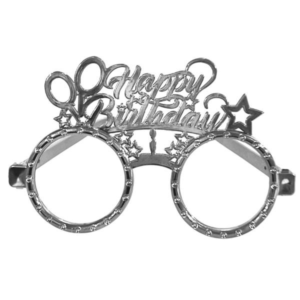 KBK Market Gözlük Mika Happy Birthday Gümüş