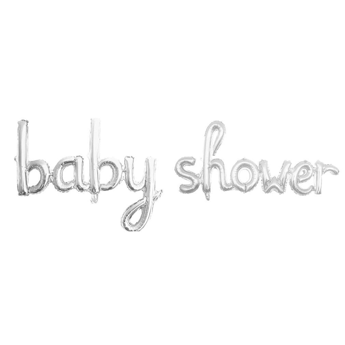 KBK Market Gümüş Baby Shower Folyo Balon
