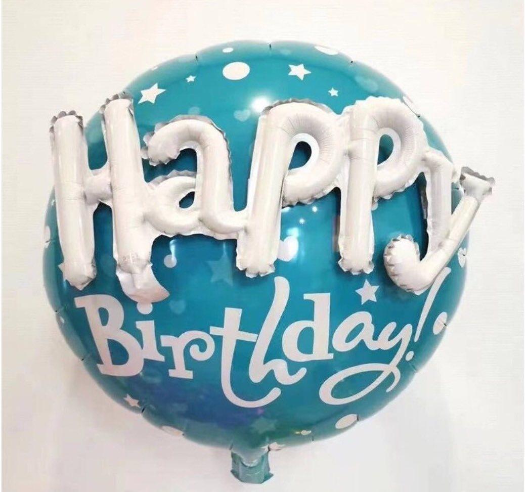 KBK Market Happy Kabartmalı Folyo Balon Mavi 60 cm 