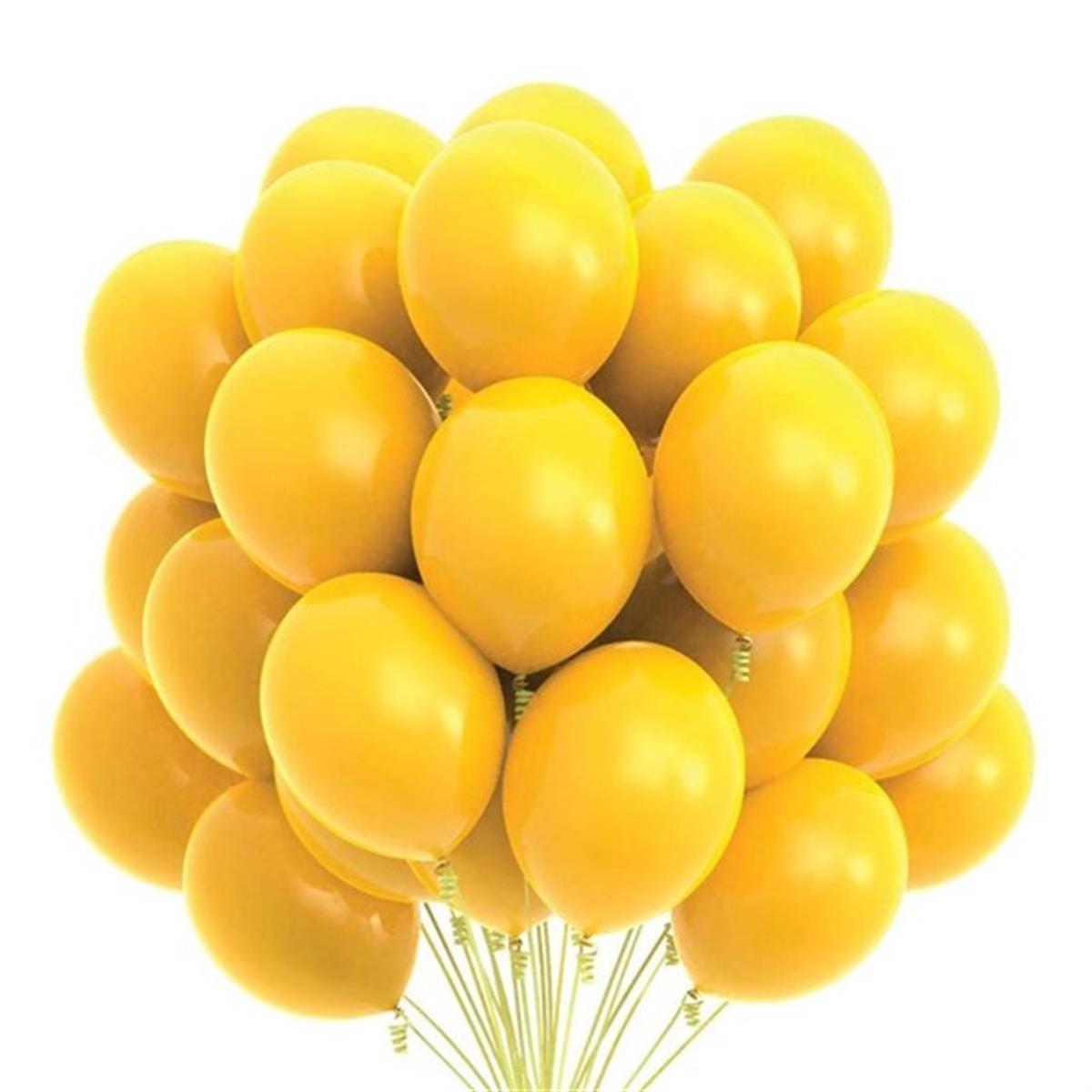 KBK Market Hardal Rengi Balon Metalik Lateks 10 Adet