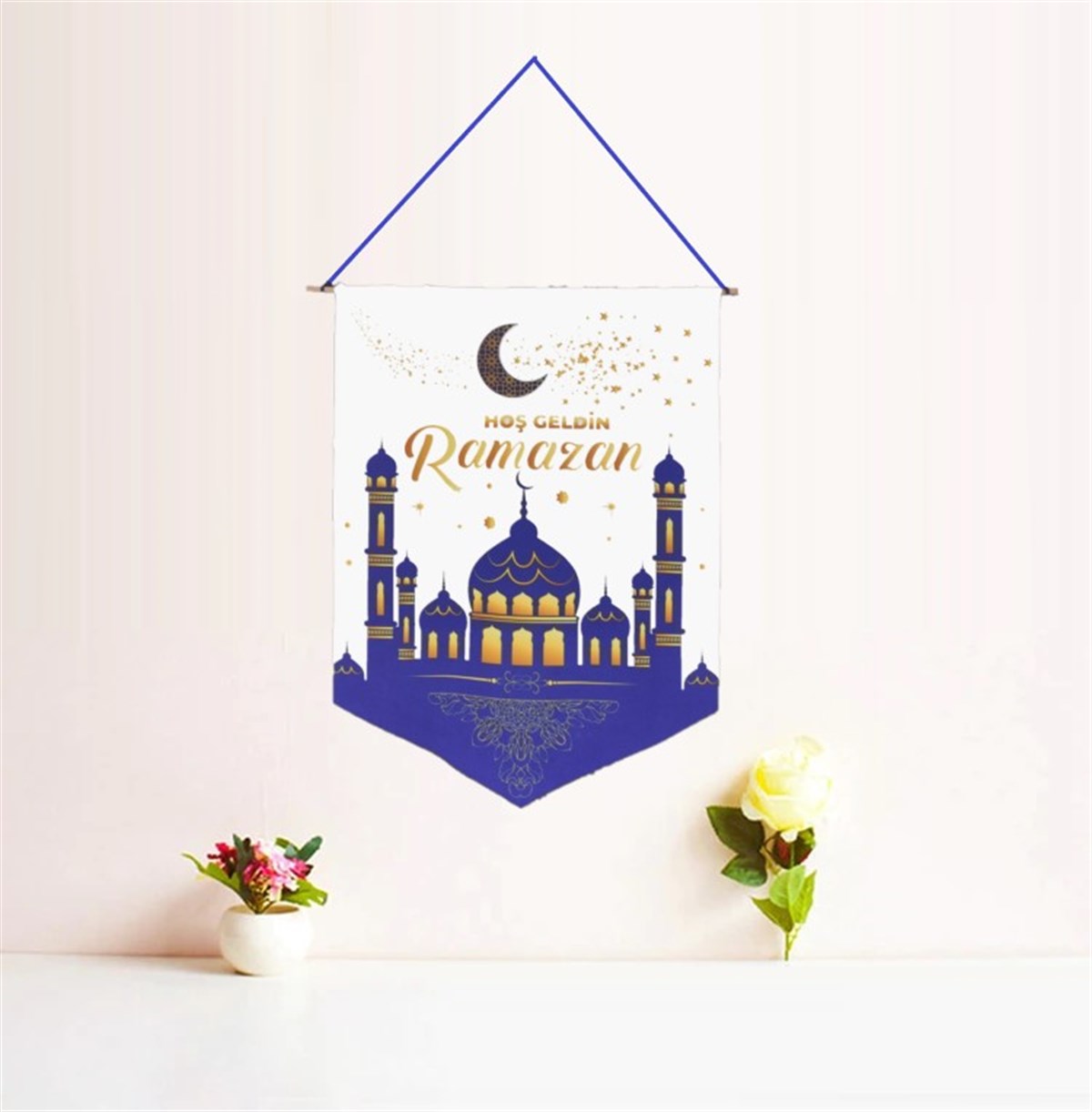 KBK Market Hoşgeldin Ramazan Kumaş Flama 65 cm