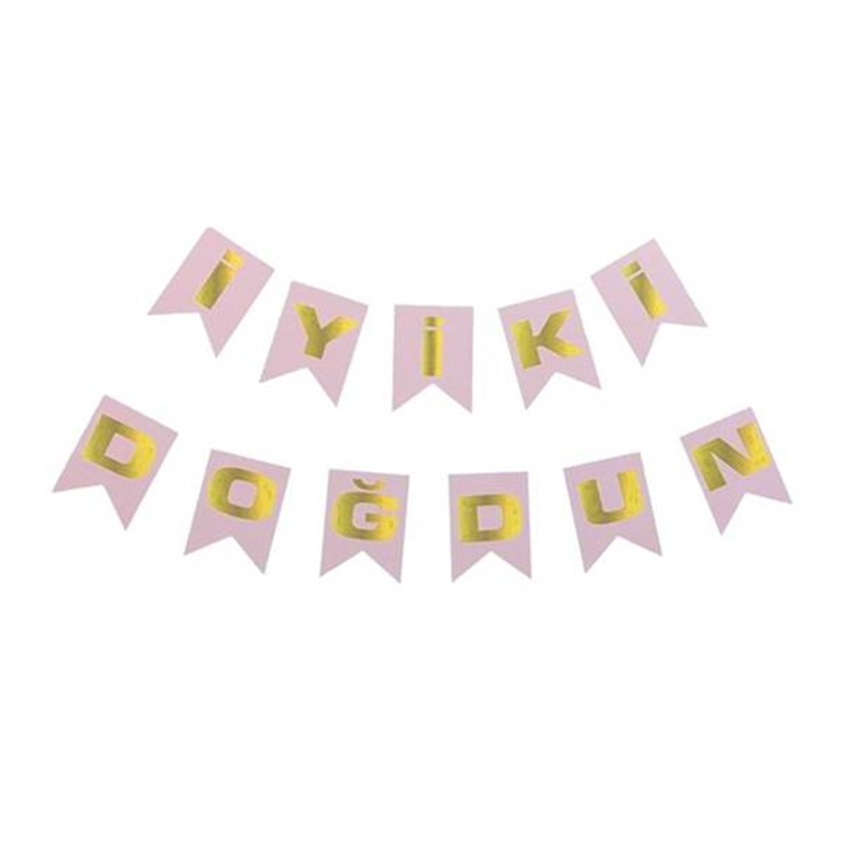 KBK Market İyiki Doğdun İpli Uzar Süs Pembe