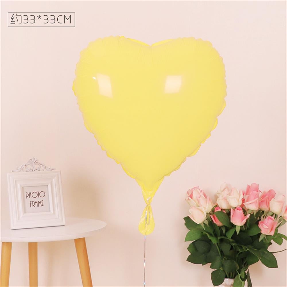 KBK Market Kalp Balon Makaron Sarı 45 cm