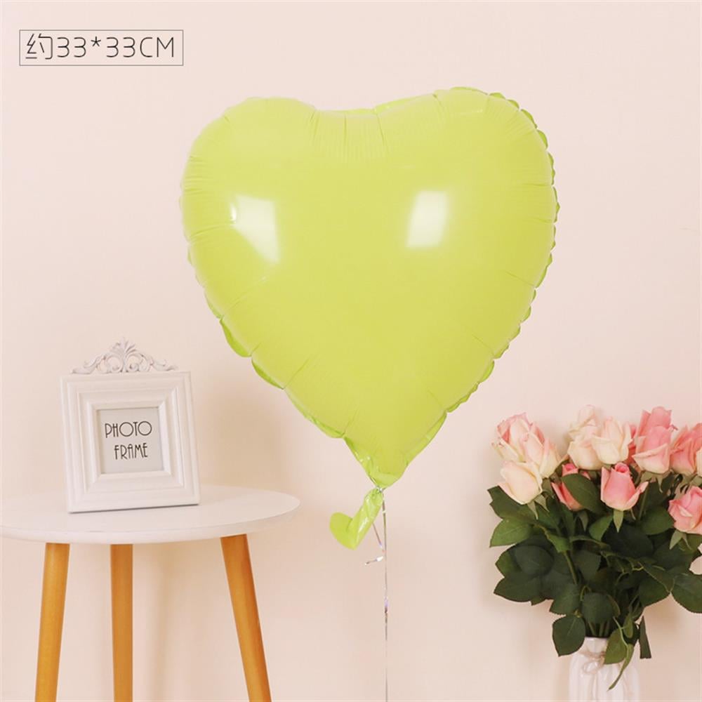 KBK Market Kalp Balon Makaron Yeşil 45 cm