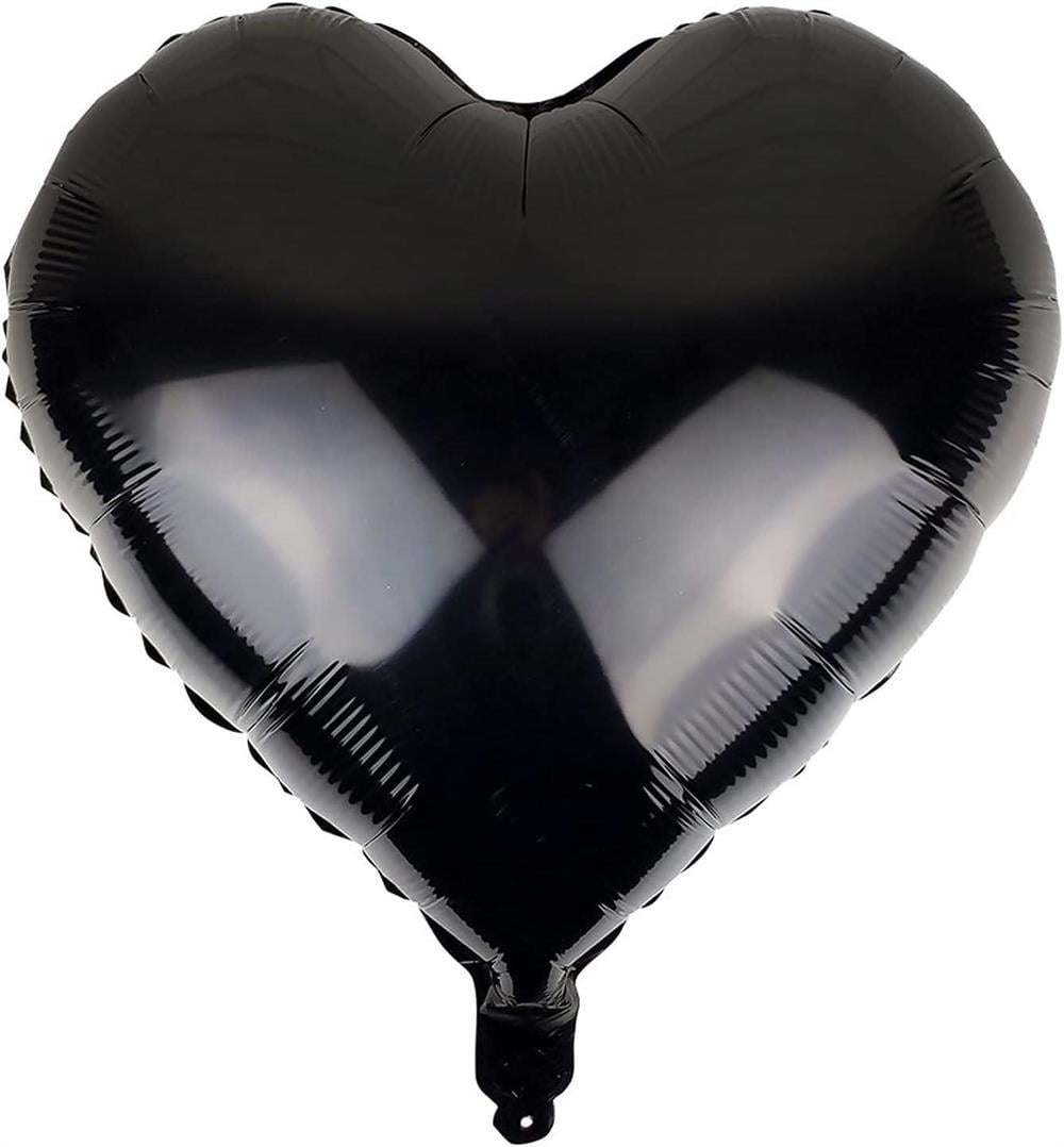 KBK Market Kalp Balon Siyah 45 cm