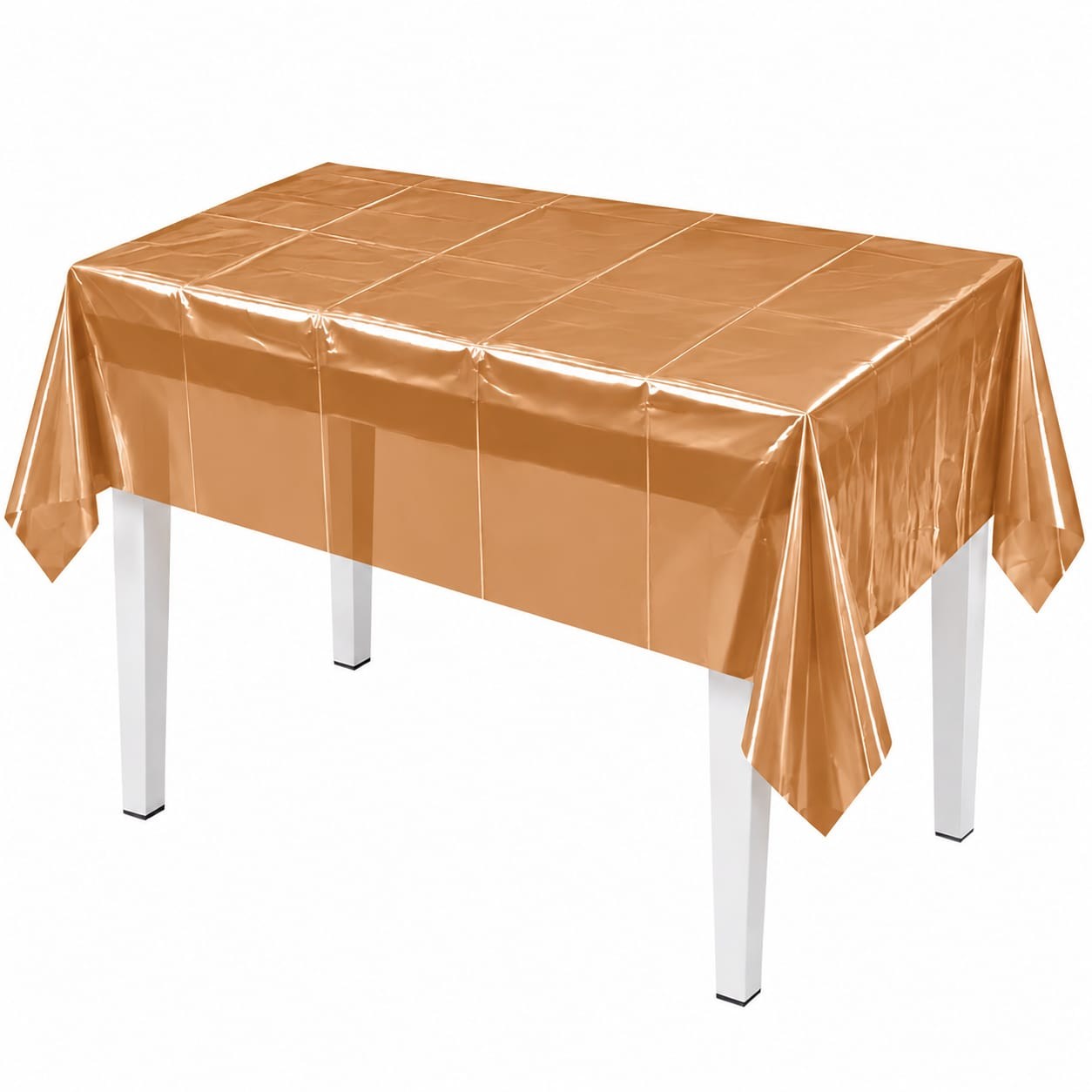 KBK Market Karamel Plastik Tek Kullanımlık Masa Örtüsü 120x180 cm