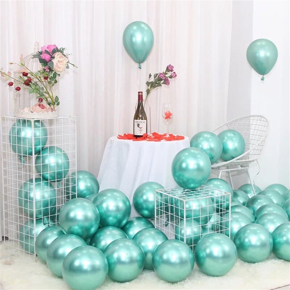 KBK Market Krom Balon 10 Adet Yeşil