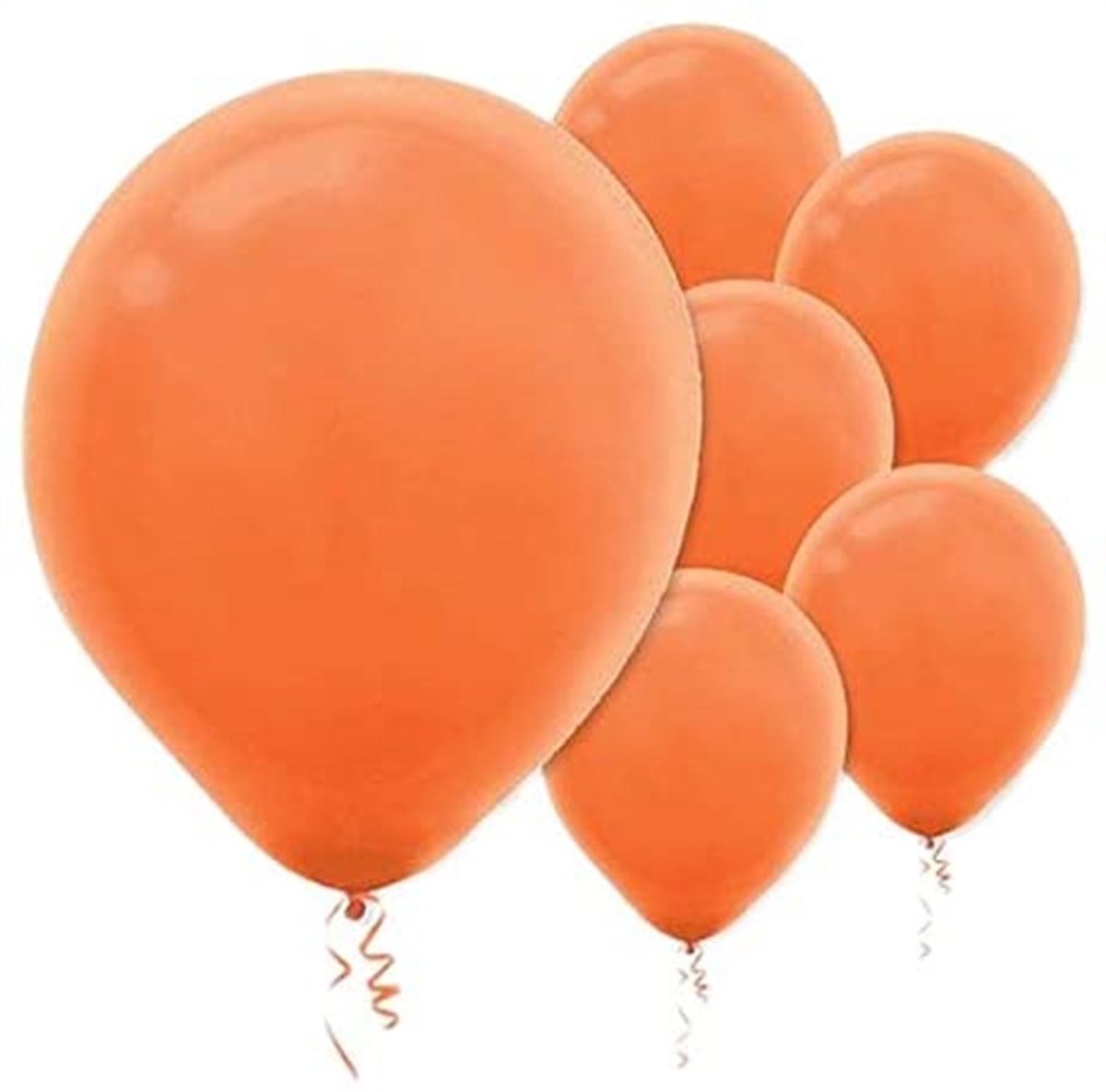 KBK Market Lateks Metalik Balon Turuncu 25 Adet