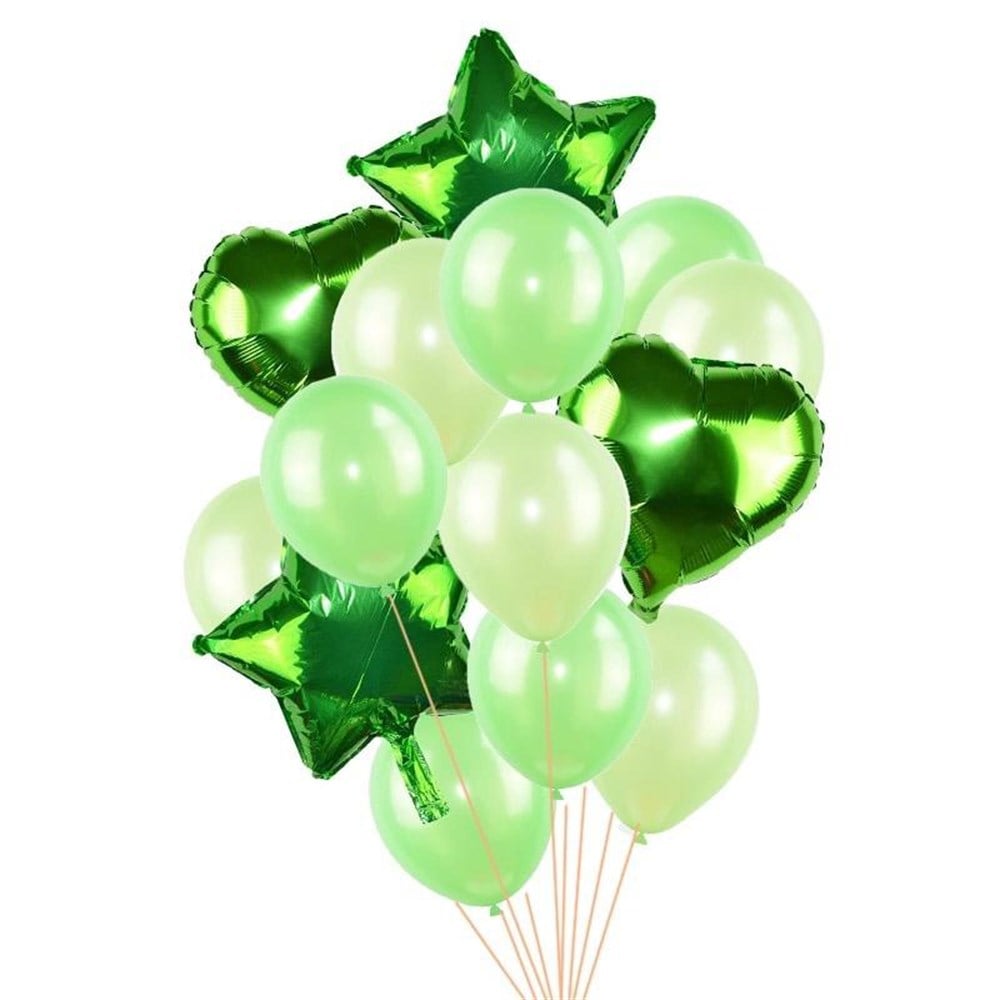 KBK Market Lateks ve Folyo Balon Seti Yeşil